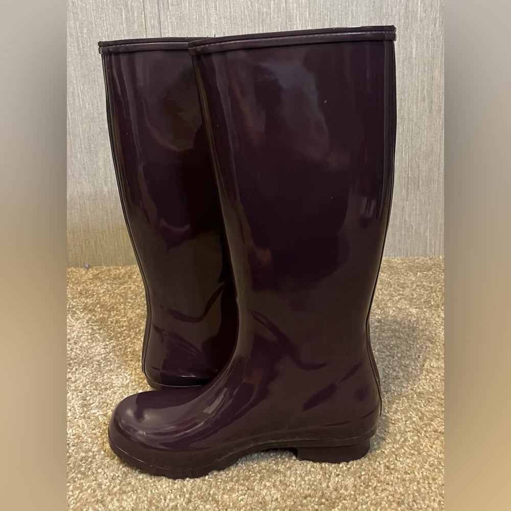 Roma EMMA Tall Vegan Rain Boots Purple size 7 - Picture 7 of 16